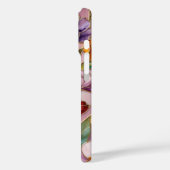 Floral iPhone Case Purple Orange Stained Glass Case-Mate iPhoneケース (裏面 / 左)
