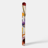 Floral iPhone Case Purple Orange Stained Glass Case-Mate iPhoneケース (裏面 / 右)