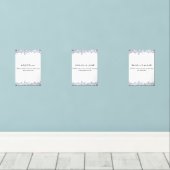 Floral Islamic Wall Art Set  (ウッドフロア)