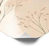 Floral Japandi Zen Wall Art | Sage Green Print フォトプリント (角)