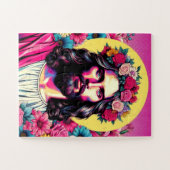 Floral Jesus Puzzle. ジグソーパズル (横)