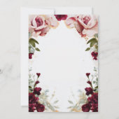 Floral Kentucky Derby Party Invitation Horse Racin 招待状 (裏面)