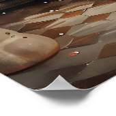 Floral Kitchen Ghost Print, Dark Academia ポスター (角)