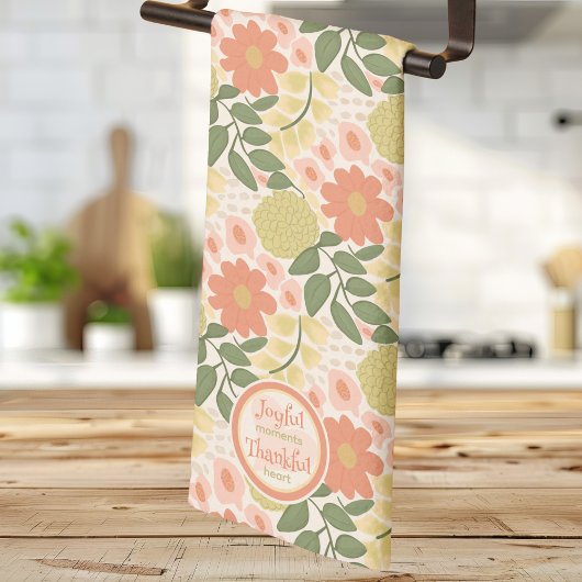 Floral Kitchen Towel - Joyful Moments Collection キッチンタオル