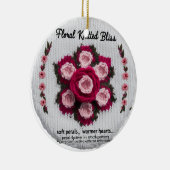 Floral Knitted Bliss Ceramic Ornament | Rose Keeps セラミックオーナメント (右)
