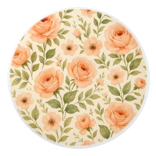 Floral knob. セラミックノブ (正面)