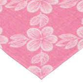 floral lattice pink pattern テーブルクロス (アングル)
