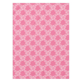 floral lattice pink pattern テーブルクロス