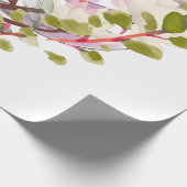 Floral Leaves Art – Elegant Flowers and Botanical ラッピングペーパー (角)