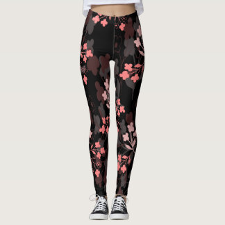Floral leggings  レギンス