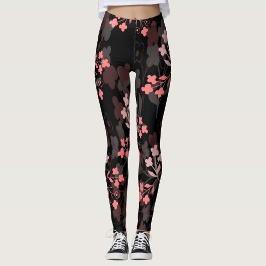 Floral leggings レギンス (正面)