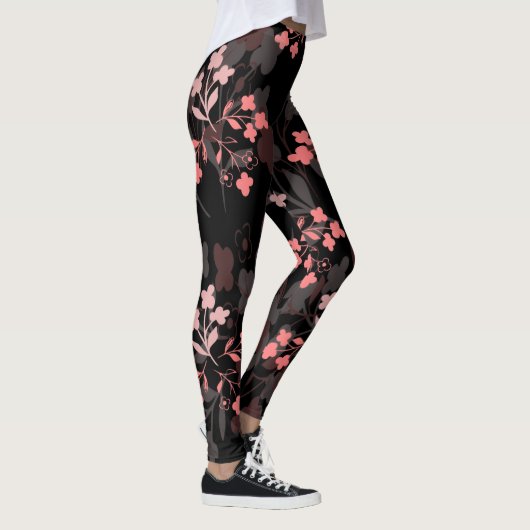 Floral leggings レギンス (右)