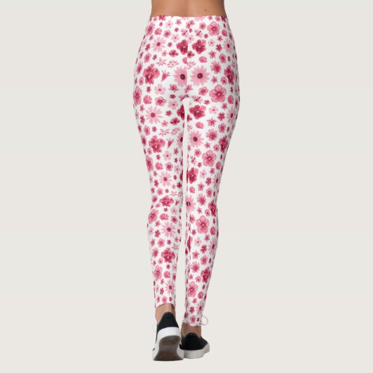 Floral leggings レギンス (裏面)