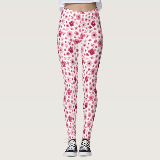 Floral leggings レギンス (正面)