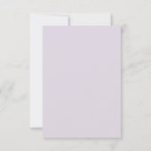 Floral Lilac Arch Frame Wedding Save The Date セーブザデート (裏面)