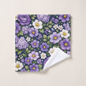 floral lilas バスタオルセット (ウォッシュタオル)
