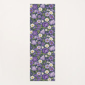 floral lilas ヨガマット (正面)