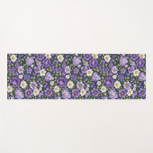 floral lilas ヨガマット (正面(横))