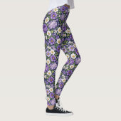 floral lilas レギンス (右)
