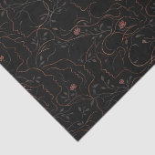 Floral Line Art Faces Tissue Paper 薄葉紙 (詳細)