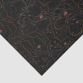 Floral Line Art Faces Tissue Paper 薄葉紙