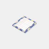 Floral Lined Frame – Blossom Time Sticky Notes ポストイット (アングル)