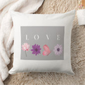 Floral LOVE Botanical Home Decor Gift クッション (ブランケット)