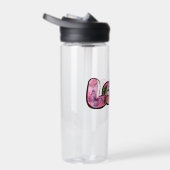 Floral Love Typography  ウォーターボトル (右面)