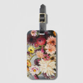floral luggage tag ラゲッジタグ (正面縦)