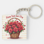 Floral Luxury Beautiful Love Trendy Collection キーホルダー (裏面)