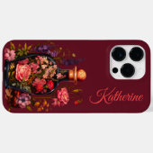 Floral Magic Potion - Witchy Vibes Custom Name Case-Mate iPhoneケース (裏面 (横))