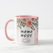 Floral Mama Typography Design マグカップ (左)