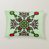 Floral Mandala Pattern アクセントクッション (裏面)