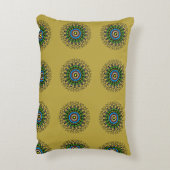 Floral Mandala Pattern アクセントクッション (裏面(縦))