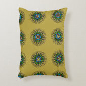 Floral Mandala Pattern アクセントクッション (正面(垂直))