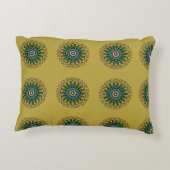Floral Mandala Pattern アクセントクッション (裏面)