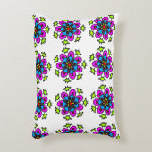 Floral Mandala Pattern アクセントクッション (正面(垂直))