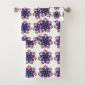Floral Mandala Pattern バスタオルセット (インサイチュ)