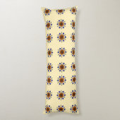 Floral Mandala Seamless ボディピロー (裏面 (縦))