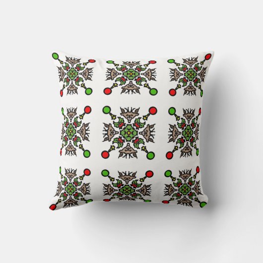 Floral Mandala Seamless Pattern クッション (裏面)