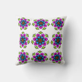 Floral Mandala Seamless Pattern クッション (裏面)