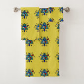 Floral Mandala Seamless Pattern バスタオルセット (インサイチュ)