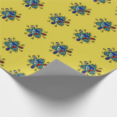 Floral Mandala Seamless Pattern ラッピングペーパー (角)