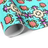 Floral Mandala Seamless Pattern ラッピングペーパー (ロールコーナー)