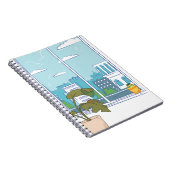 Floral Manhwa AestheticDescription: A high-resolut ノートブック (右側)