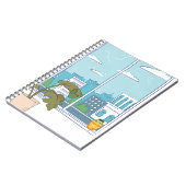 Floral Manhwa AestheticDescription: A high-resolut ノートブック (左側)