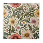 Floral Meadow Botanical タイル (正面)