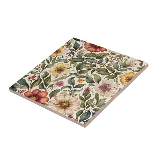 Floral Meadow Botanical タイル (側面)