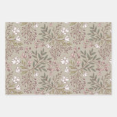 Floral Meadow Dreams Wildflower Botanicals ラッピングペーパーシート (正面2)