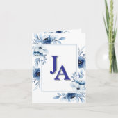 Floral Memorial Invitation 5.25" Square Flat Card 招待状 (正面)